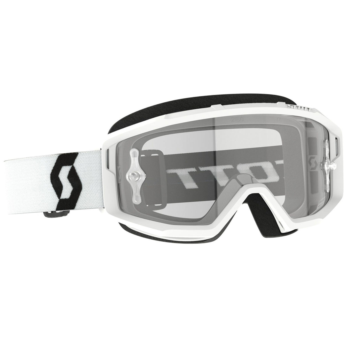 Maschera Scott Primal Clear - Bianco - P