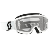 Maschera Scott Primal Clear - Bianco - P