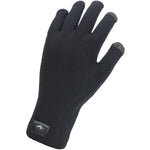Sealskinz Waterproof All Weather Ultra Grip Knitted gloves - Black