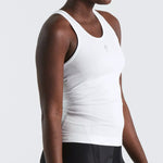 Specialized Seamless Light woman sleeveless base layer - White