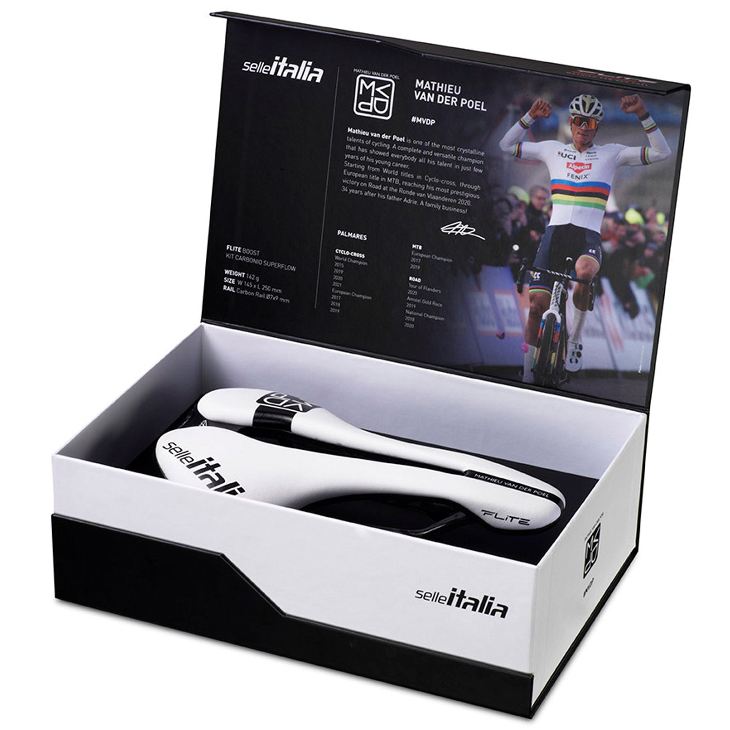 Selle Italia Flite Boost Kit Carbonio Superflow saddle - MVDP Edition