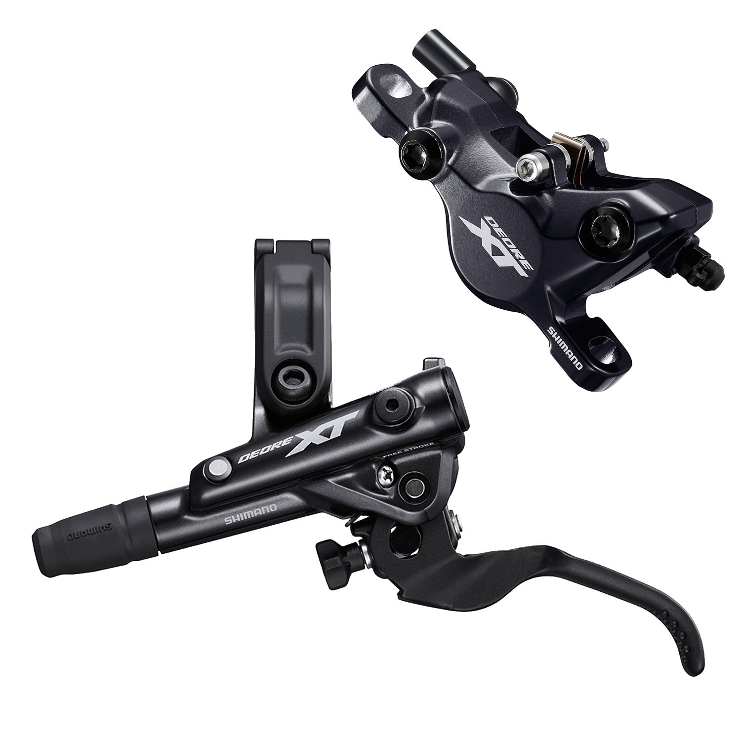 Kit freno a disco idraulico Shimano Deore XT BL-M8100 + BR-M8100 Kit freno a disco idraulico Shimano Deore XT BL-M8100 + BR-M8100