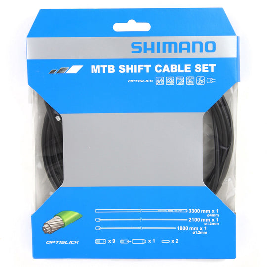 Shimano Optislik MTB Gear Wire Kit - Negro