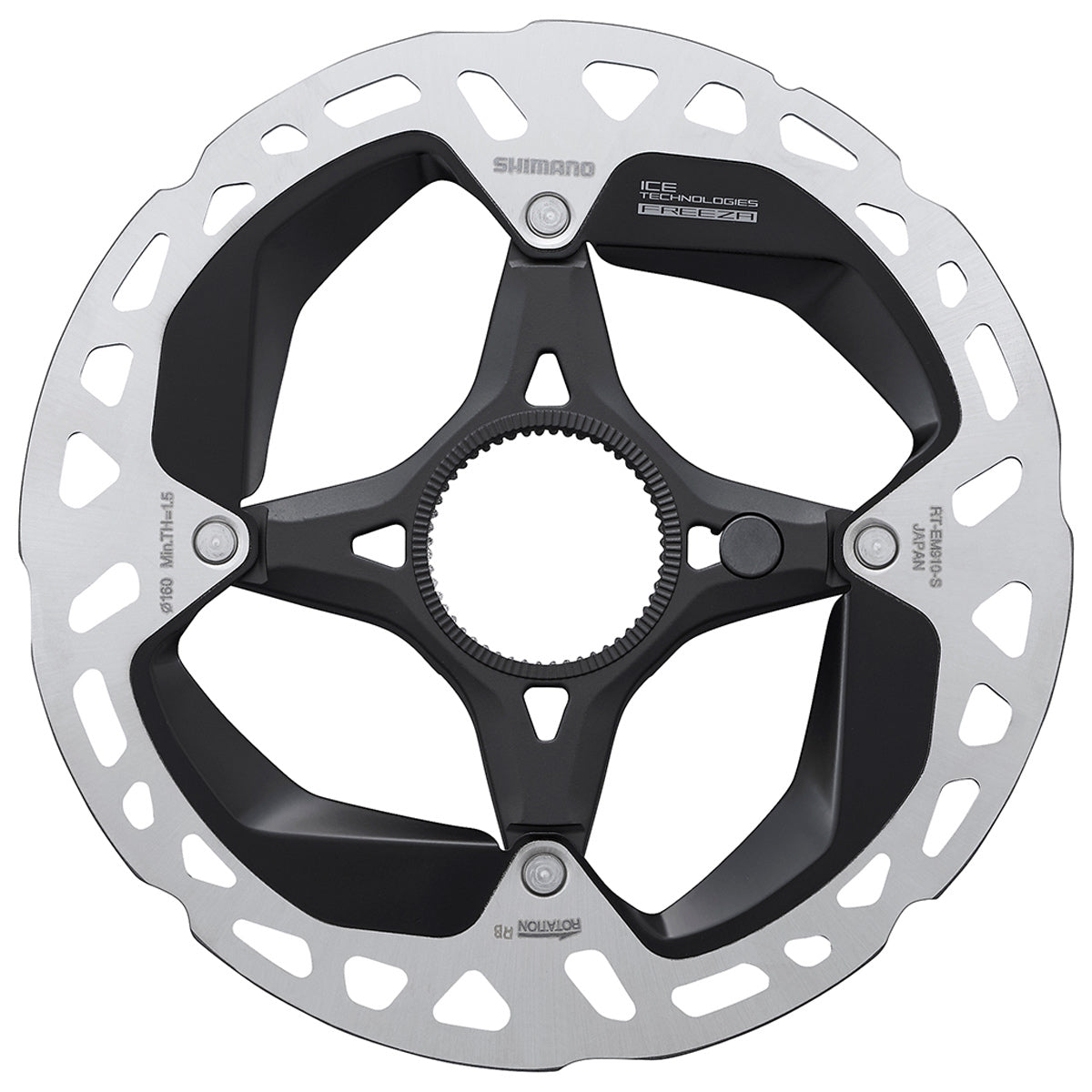 Disco Shimano Center Lock RT-EM910 Ice-Tech Freeza - 160mm