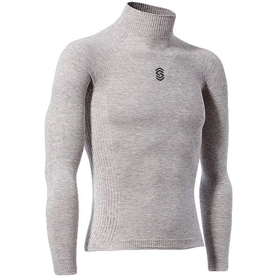 Silverskin X-Warm high neck long sleeve base layer - Grey