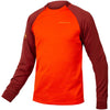 Endura Singletrack Fleece long sleeves jersey - Red
