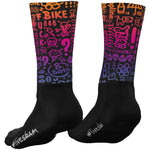 Slopline SubliSbam socks - California black