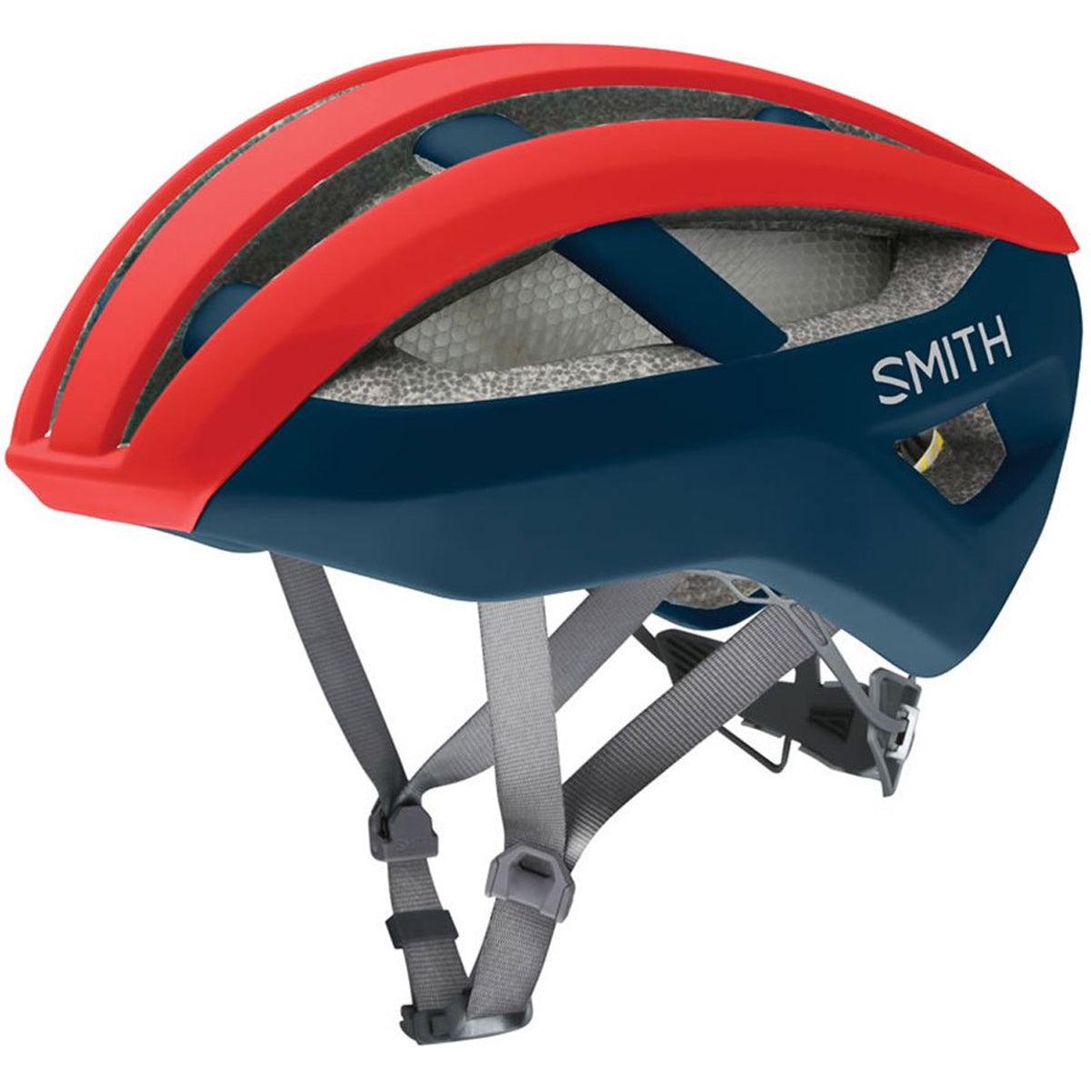 Casco Smith Network Mips - Rosso blu - Q