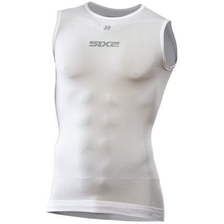Maglia intima senza maniche SIX2 SML BT - Bianco