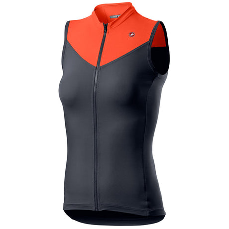 Maglia donna senza maniche Castelli Solaris - Blu