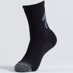 Specialized Merino Deep Winter Tall Logo socks - Black