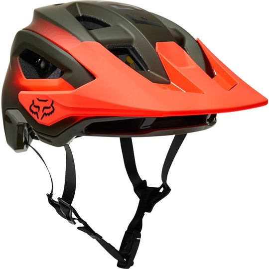 Casco Fox Speedframe Pro Mips Fade - Arancio verde