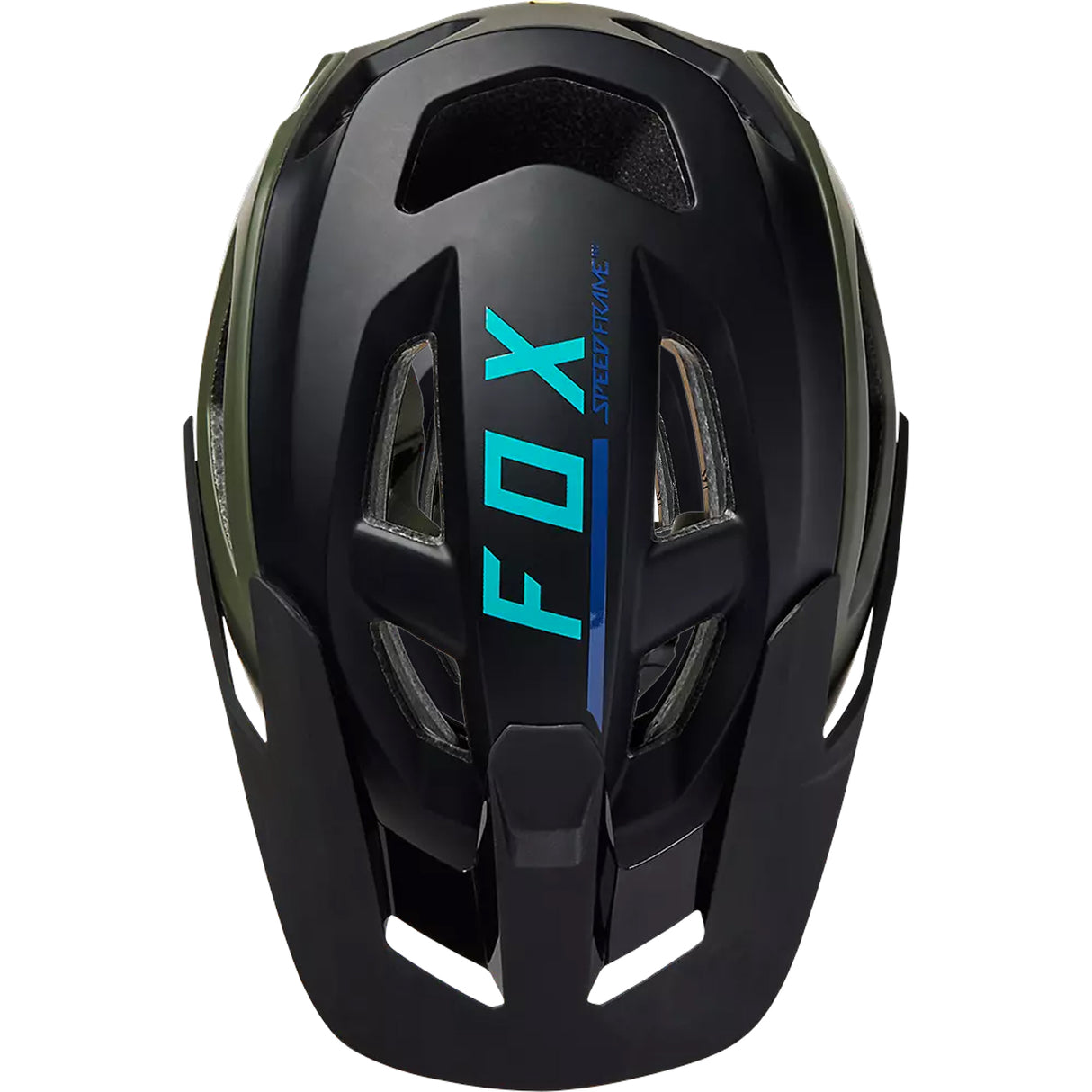 Casco Fox Speedframe Pro Mips Blocked - Verde nero - C