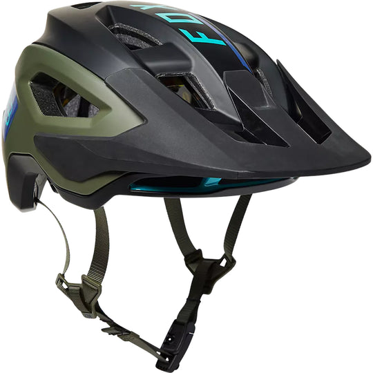 Casco Fox Speedframe Pro Mips Blocked - Verde negro