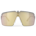 Lunettes Rudy Spinshield Air - White Multilaser Gold