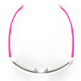 Occhiali Rudy Spinshield - White Pink Fluo Multilaser Red - N