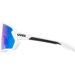 Uvex Sportstyle 231 2.0 brille - White matt Mirror blue