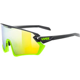 Occhiali Uvex Sportstyle 231 2.0 - black yellow matt mirror yellow - B