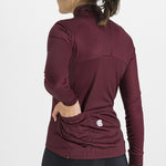Maillot mujer mangas largas Sportful Kelly - Bordeaux