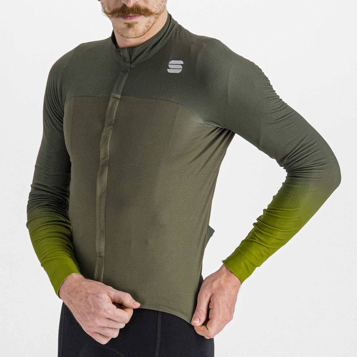 Maglia maniche lunghe Sportful Bodyfit Pro - Verde scuro - Q