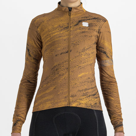 Maglia donna maniche lunghe Sportful Cliff Supergiara - Oro - D