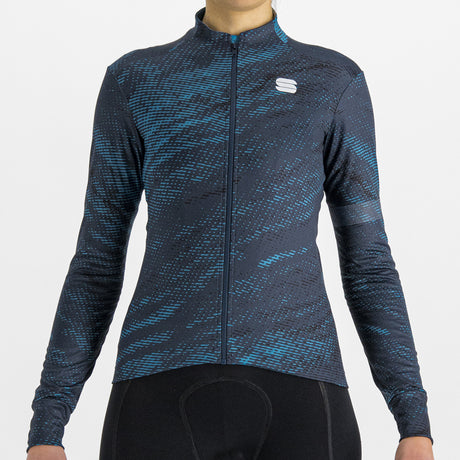 Maglia donna maniche lunghe Sportful Cliff Supergiara - Blu - C
