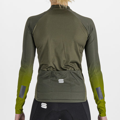 Maglia donna maniche lunghe Sportful Bodyfit Pro Thermal - Verde - C