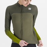 Maillot femme manches longues Sportful Bodyfit Pro Thermal - Vert