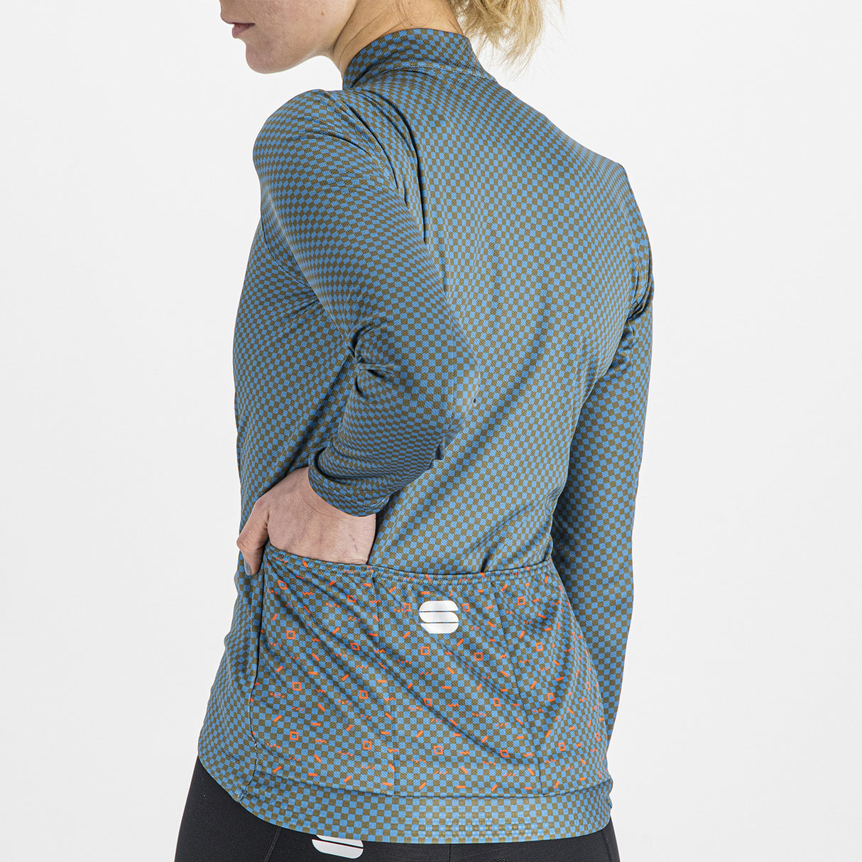 Maglia donna maniche lunghe Sportful Checkmate - Blu - C