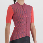 Maillot femme Sportful Checkmate - Rouge