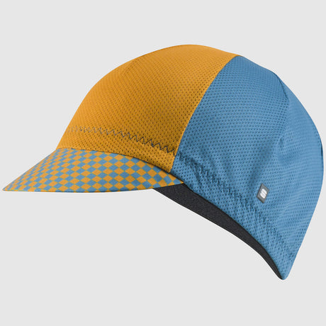 Cappellino Sportful Checkmate - Blu arancio - O