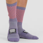 Sportful Checkmate socks - Light violet