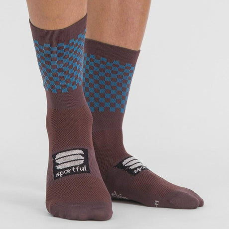 Calze Sportful Checkmate - Viola - C