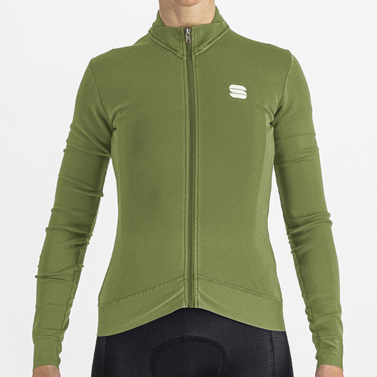 Maillot femme manches longues Sportful Monocrome - Vert claire