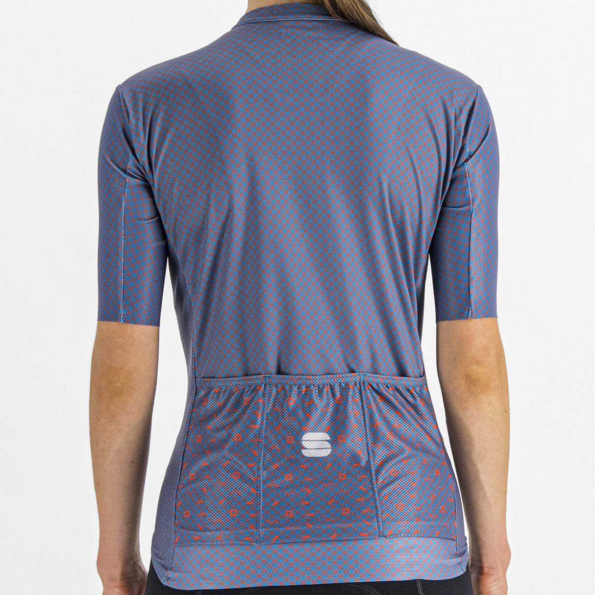 Maglia donna Sportful Checkmate - Blu rosa - M