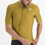 Sportful Checkmate jersey - Yellow violet