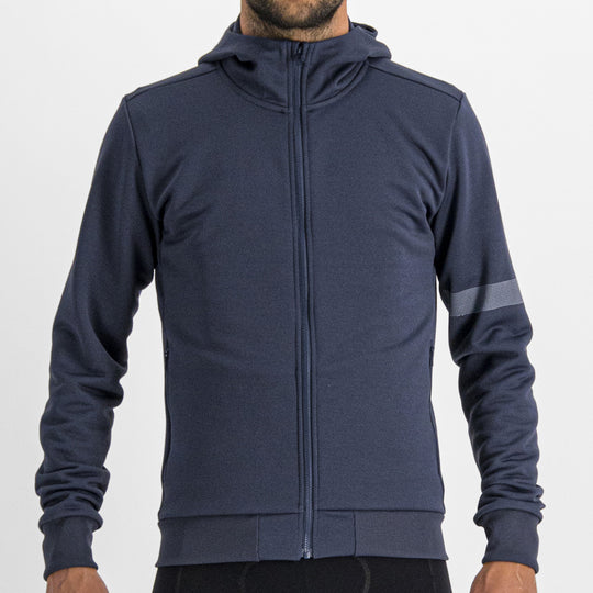Sweat a capuche Sportful Giara - Bleu fonce