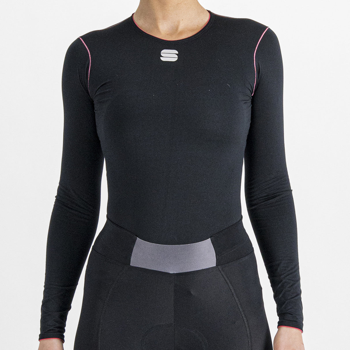 Maglia intima donna maniche lunghe Sportful Midweight Layer - Nero - N