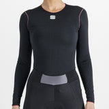 Maglia intima donna maniche lunghe Sportful Midweight Layer - Nero - N
