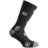 Dotout Square socks - White black