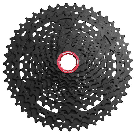 SunRace MX8 Black Chrome Cassette - 10-46