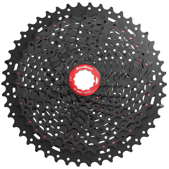 SunRace MX80 Black Chrome Cassette - 11-50