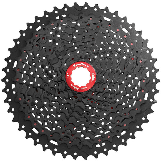 SunRace MX8 Black Chrome Cassette - 11-42