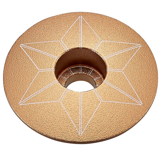 Supacaz Star Capz Anodized Kappe Lenk - Gold