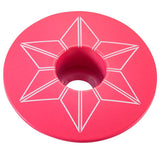Tappo serie sterzo Supacaz Star Capz Powder Coated - Rosa