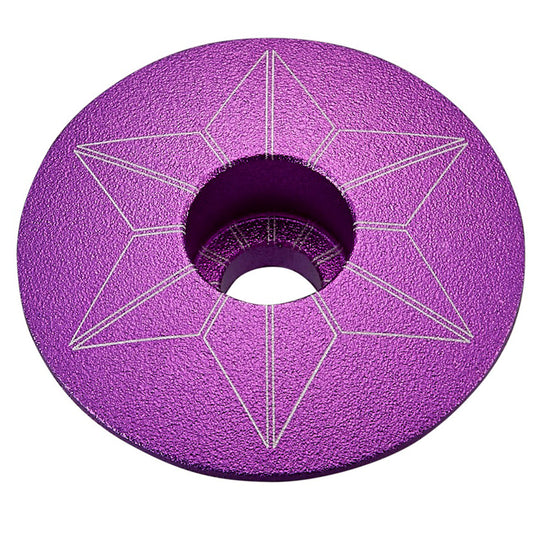Supacaz Star Capz Anodized Kappe Lenk - Violet