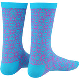 Calze Supacaz SupaSox Asanoha - Blu rosa