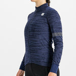 Sportful Supergiara Thermal women long sleeves jersey - Blue