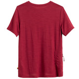 T-Shirt donna Specialized/Fjällräven Wool Tee - Rosso - M