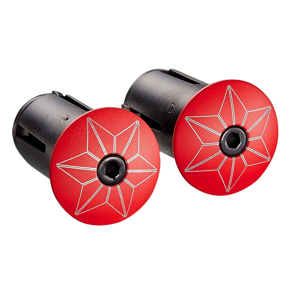 Tappi nastro manubrio Supacaz Star - Rosso